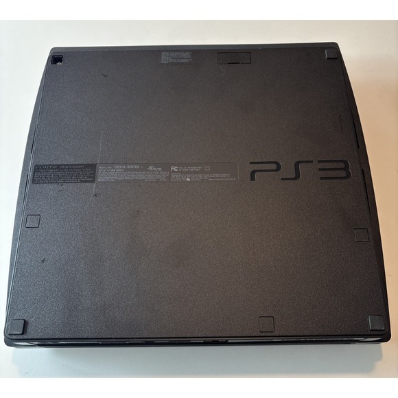 Sony PlayStation 3 PS3 Slim Console With One Wireless Controller, No Cords Black - Picture 5 of 5